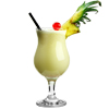 Capri Pina Colada Cocktail Glasses 13oz / 375ml