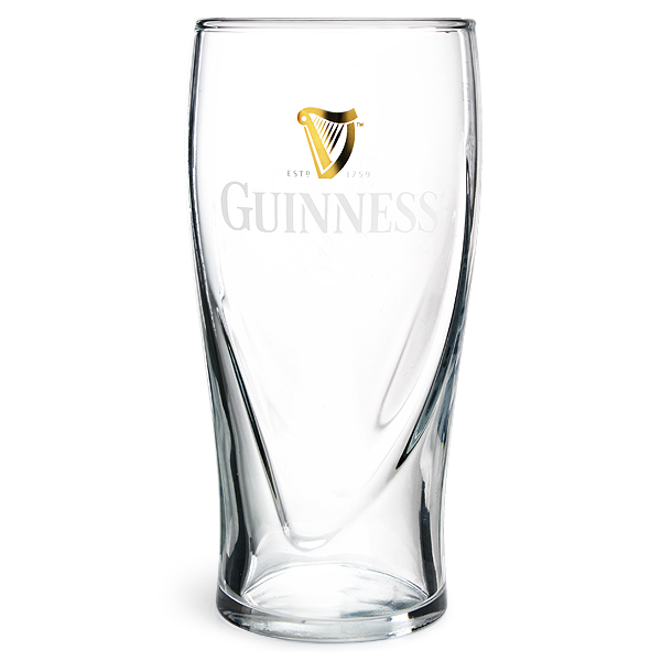 Guinness Pint Glasses CE 20oz / 568ml Marked Guinness Pint Glasses