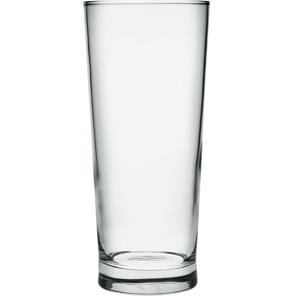 Custom Nucleated Premier Beer Glasses CE 20oz / 568ml | Buy at Barmans
