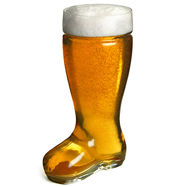 Giant 3.5 Pint Glass Beer Boot Novelty Large Beer Boots Glasses
