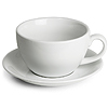 Royal Genware Bowl Cups & Saucers 12oz / 340ml