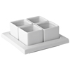 Utopia Titan Gourmet Square Tray & Square Bowls