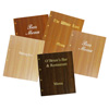 Custom Wood Effect Menu Covers A4