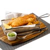 Stainless Steel Rectangular Fryer Serving Basket 26 x 13 x 4.5cm