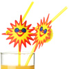 Sunshine Bendy Straws Yellow