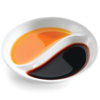 AFC Divided Chilli Sauce Dish 9cm