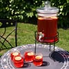 Round Drink Dispenser with Stand 168oz / 4.8ltr