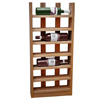 Scallop Wine Rack Dark Oak