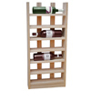 Scallop Wine Rack Light Oak