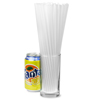 Alcopop Straight Straws 10.5inch Clear
