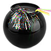 Plastic Cocktail Fish Bowl Black 105.5oz / 3ltr