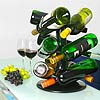 Rotatable 9 Bottle Wine Rack