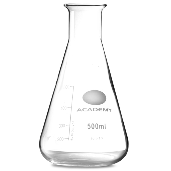 Glass Conical Flasks Erlenmeyer Flask Measuring Beaker Molecular