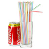 Bendy Straws 8inch Candy Stripe