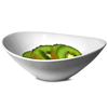 Curved Melamine Bowl White