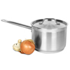 Genware Stainless Steel Deep Saucepans & Lids