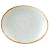 Churchill Stonecast Duck Egg Oval Plate 21cm