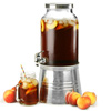 Mason Jar Drinks Dispenser with Ice Bucket Stand 5ltr