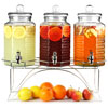 Del Sol Triple Drinks Dispenser with Stand 12ltr