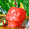 Mexican Day of the Dead Skull Mug Red 17.6oz / 500ml