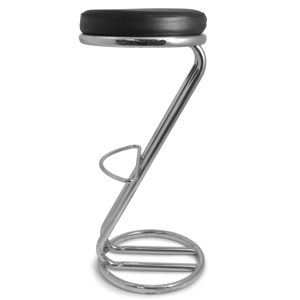 Zed Italian Breakfast Bar Stool Black Bar Furniture Kitchen Bar