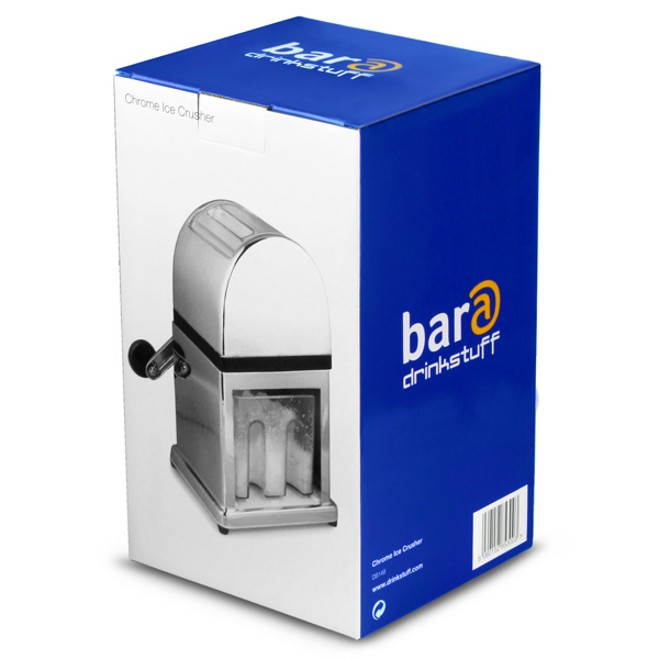 Chrome Ice Crusher Cocktail Ice Crusher Ice Cube Crusher Buy at Barmans