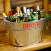 Galvanised Steel Drinks Party Tub