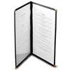 Jurby Menu Cover A4 2 Card Black