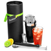 The Cocktail Store Black Vinylworks Boston Cocktail Shaker Gift Set