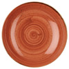 Churchill Stonecast Spiced Orange Coupe Bowls