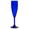 Elite Premium Polycarbonate Royal Blue Champagne Flutes 7oz / 200ml