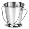 Stainless Steel Serving Bucket with Base 9cm