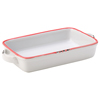 Avebury Red Small Rectangular Dish 17.5cm