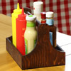 Pine Condiment Caddy 25 x 18 x 18cm