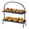 Rectangular Slate Tray 2-Tier Cake Stand